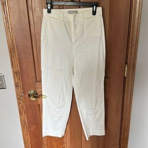 Everlane straight white pants size 4